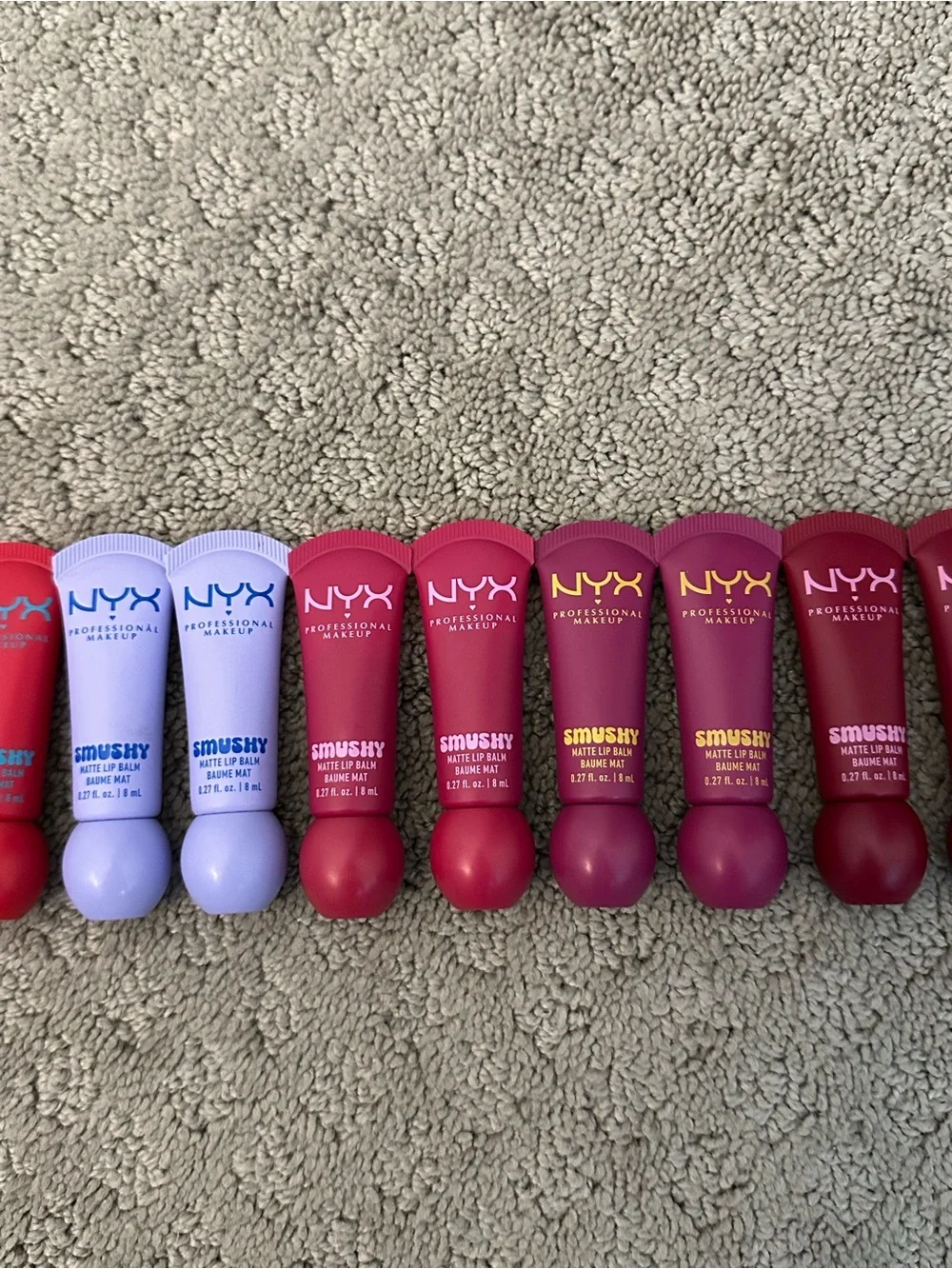 BRAND NEW NYX Professional Makeup Smushy Matte Lip Balm 17-Piece Lot